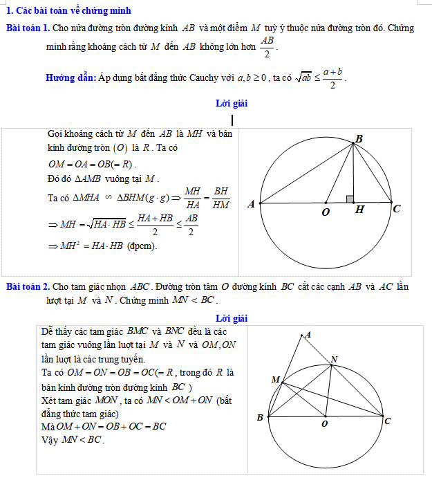Cung và dây của một đường tròn