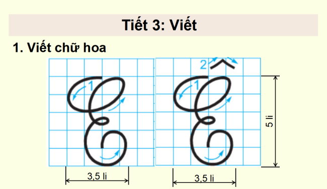 PowerPoint Tiếng Việt 2 Bài 13: Chữ hoa E, Ê