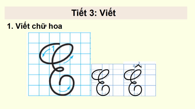PowerPoint Tiếng Việt 2 Bài 13: Chữ hoa E, Ê