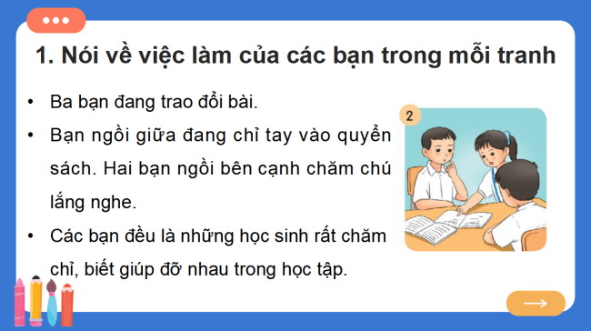 PowerPoint Tiếng Việt 2 Bài 18: Viết đoạn văn kể về một hoạt động em tham gia cùng bạn. Đọc mở rộng