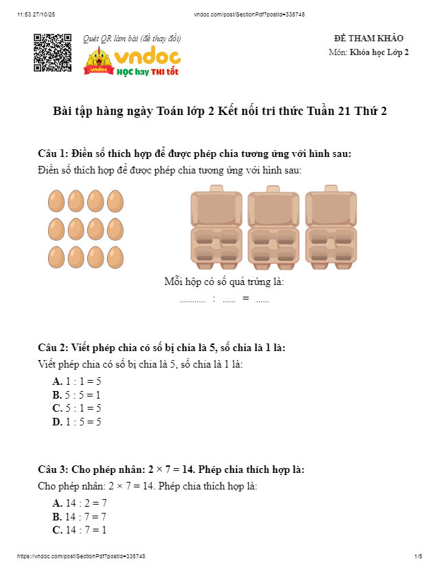 bthn toan lop 2 ket noi tri thuc tuan 21 thu 2*808121