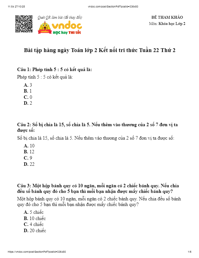 bthn toan lop 2 ket noi tri thuc tuan 22 thu 2*808120