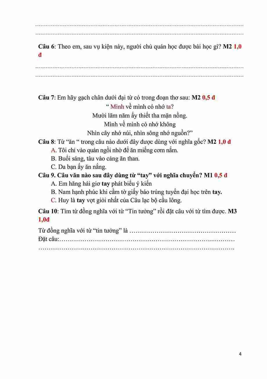 De thi GK1 Tieng viet 5 CD De 2 4*809508