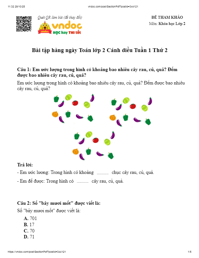 bthn toan lop 2 canh dieu tuan 1 thu 2*809783