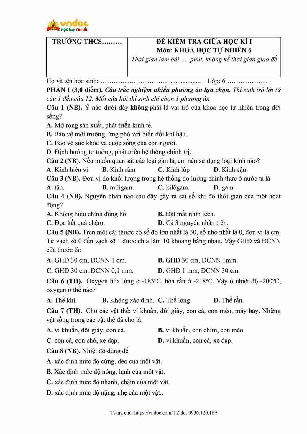 de thi giua hoc ki 1 khoa hoc tu nhien 6 canh dieu cv 7991 day song song hinh anh 0 1*810044