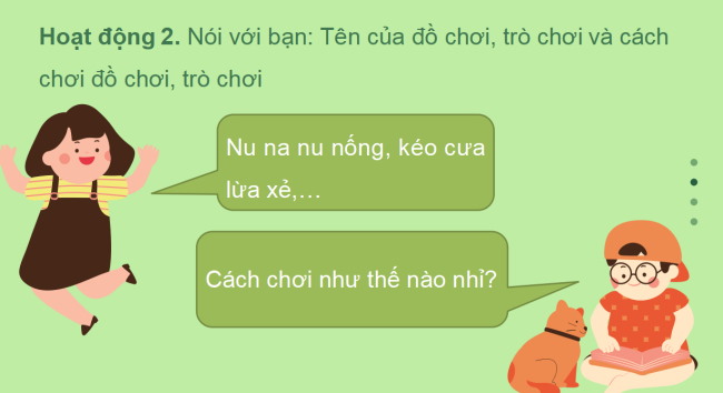 PowerPoint Tiếng Việt 2 Bài 24: Viết đoạn văn tả đồ chơi. Đọc mở rộng