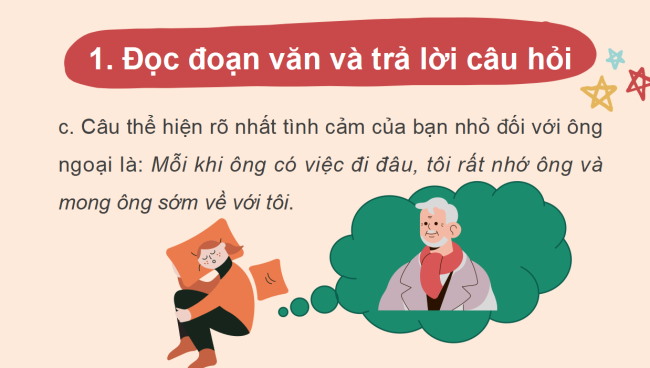 PowerPoint Tiếng Việt 2 Bài 26: Viết đoạn văn kể một việc người thân đã làm cho em. Đọc mở rộng