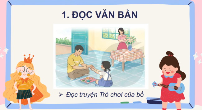 PowerPoint Tiếng Việt 2 Bài 28: Đọc Trò chơi của bố