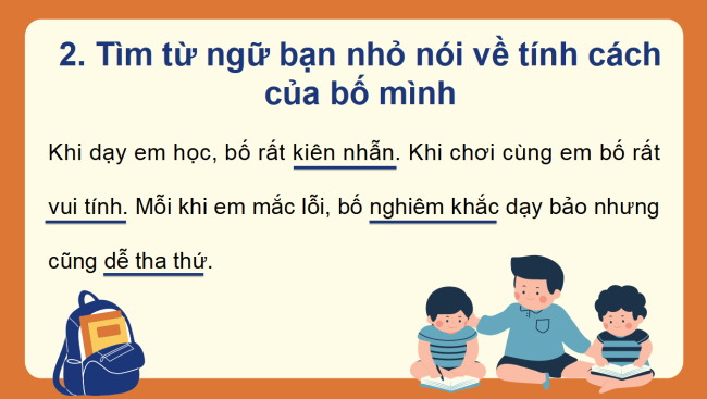 PowerPoint Tiếng Việt 2 Bài 28: Mở rộng vốn từ về tình cảm gia đình. Dấu chấm, dấu chấm hỏi, dấu chấm than