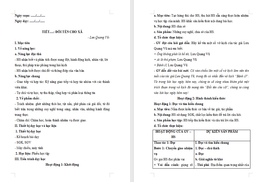 PowerPoint Ngữ văn 8 Bài 4 Đổi tên cho xã