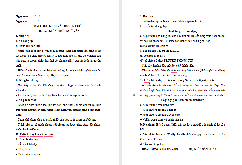 PowerPoint Ngữ văn 8 Bài 4 Kiến thức ngữ văn
