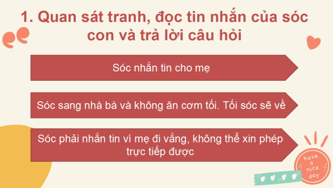 PowerPoint Tiếng Việt 2 Bài 32: Viết tin nhắn. Đọc mở rộng