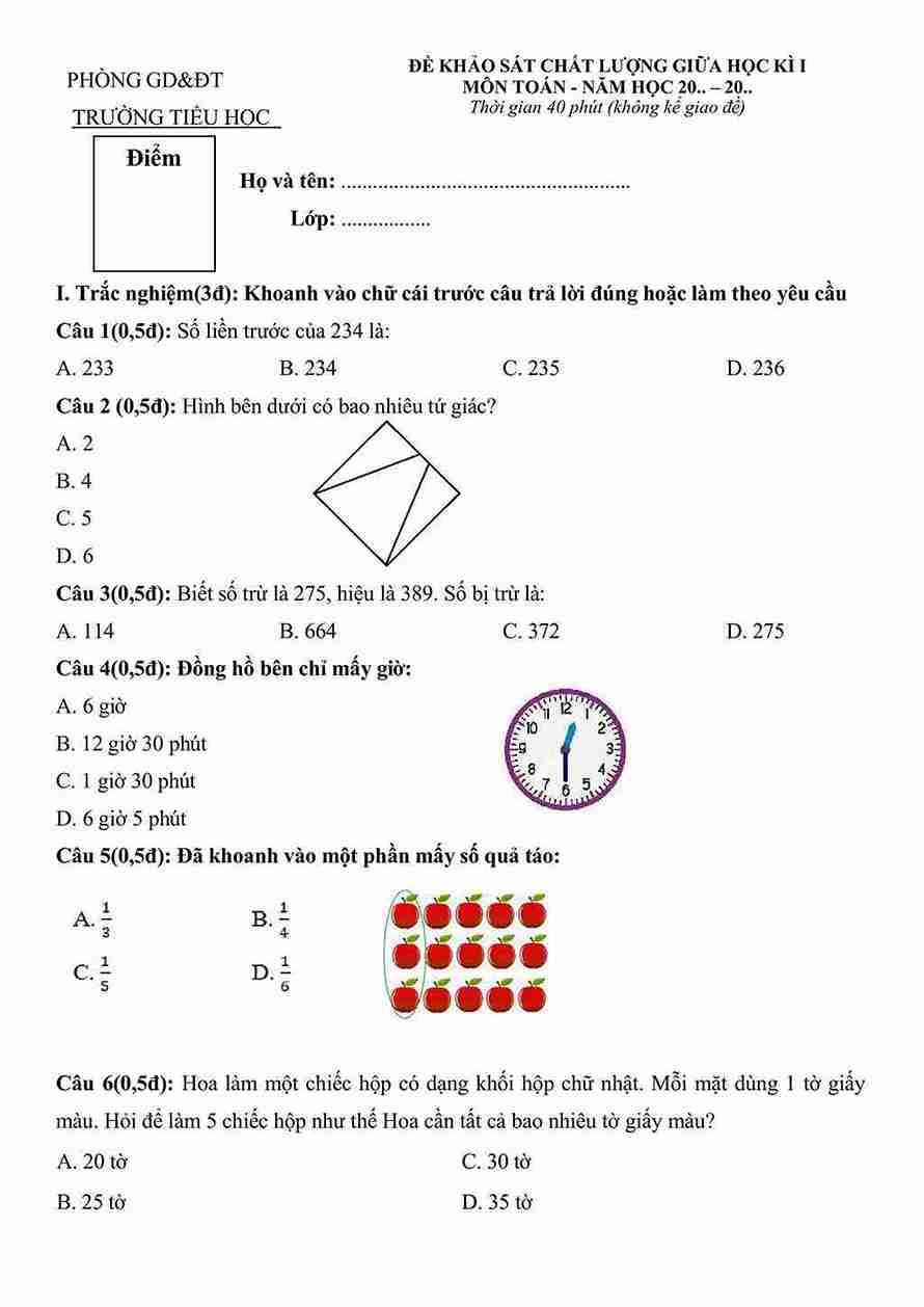 De thi giua hoc ki 1 Toan 3 KNTT de so 5 1*813488