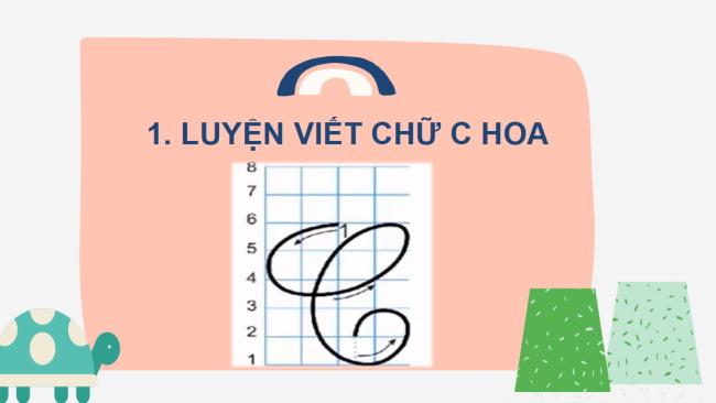 PowerPoint Tiếng Việt 2 Bài 3: Viết chữ hoa C