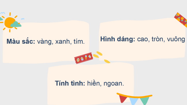 PowerPoint Tiếng Việt 2 Bài 1: Từ chỉ đặc điểm. Câu kiểu Ai thế nào?