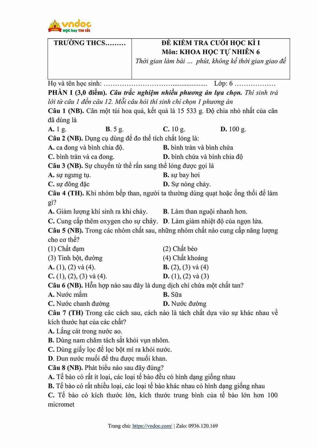 de thi hoc ki 1 khoa hoc tu nhien 6 ket noi tri thuc cv 7991 day noi tiep hinh anh 0 1*814923