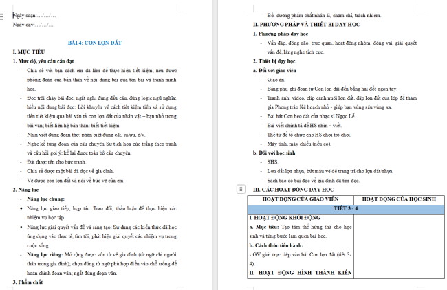 Giáo án Tiếng Việt 2 Bài 4: Mở rộng vốn từ Gia đình (tiếp theo)
