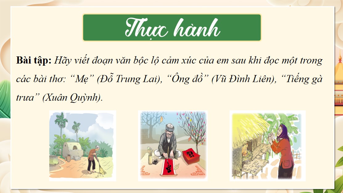 Giáo án PPT Văn 7 Cánh Diều Bài Viết tập làm thơ bốn chữ, năm chữ