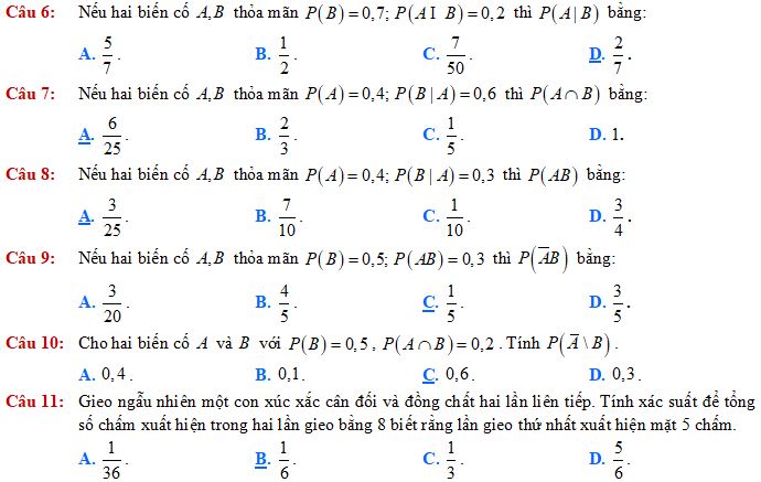 Xác suất có điều kiện