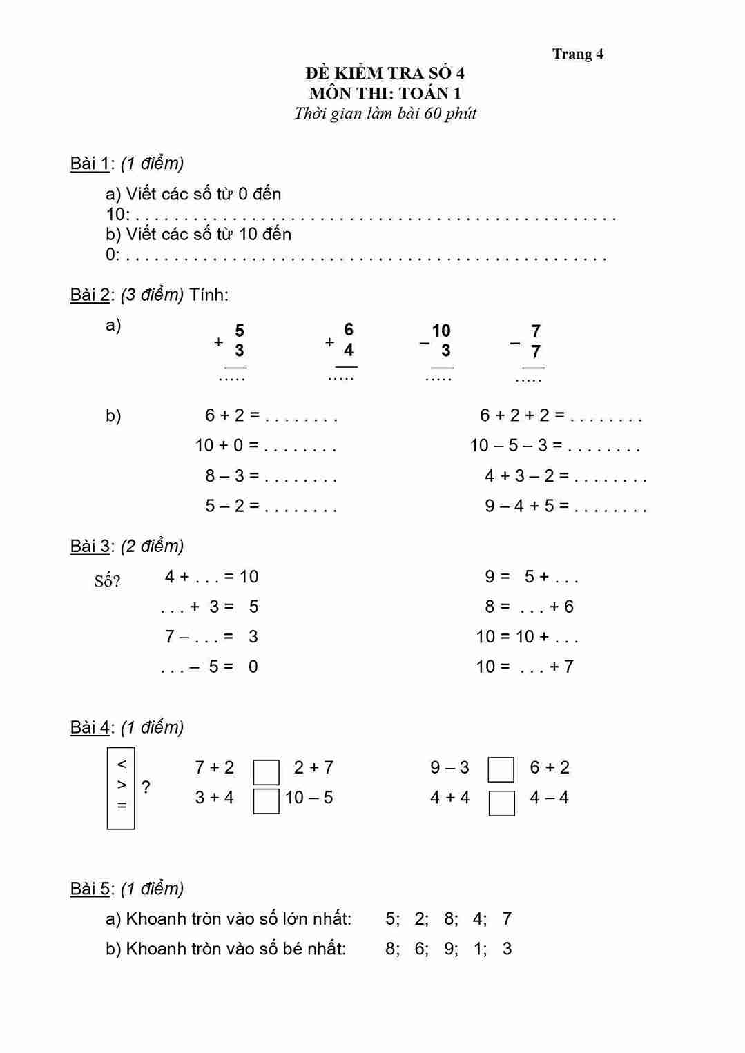 25 de thi hoc ki mon toan va tieng viet lop 1 4*817453