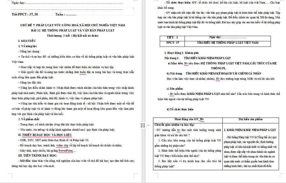 Giáo án PowerPoint Giáo dục Kinh tế và Pháp luật 10 Bài 12