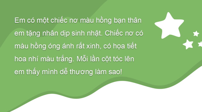 PowerPoint Tiếng Việt 2 Bài 4: Luyện tập giới thiệu đồ vật quen thuộc