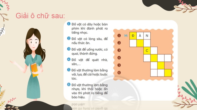 PowerPoint Tiếng Việt 2 Bài 4: Mở rộng vốn từ Đồ vật (tiếp theo)