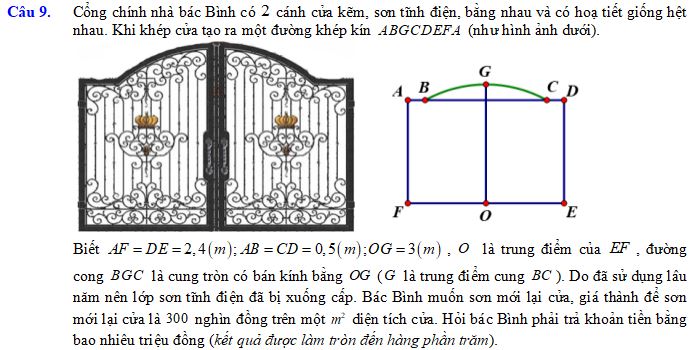 Bài tập về Ứng dụng tích phân