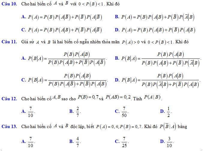 Xác suất có điều kiện