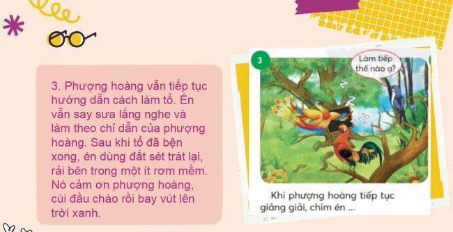 PowerPoint Tiếng Việt 2 Bài 4: Nghe - kể Loài chim học xây tổ