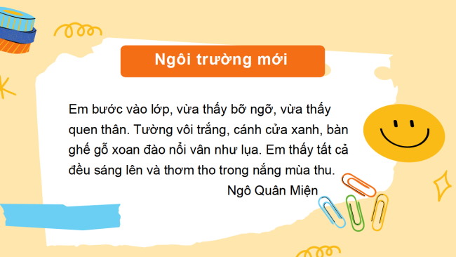 PowerPoint Tiếng Việt 2 Bài 4: Nghe - viết Ngôi trường mới, Phân biệt g/gh, au/âu, ac/at