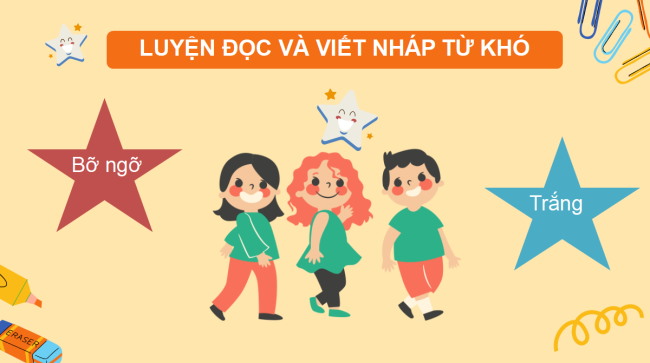 PowerPoint Tiếng Việt 2 Bài 4: Nghe - viết Ngôi trường mới, Phân biệt g/gh, au/âu, ac/at