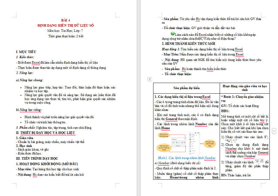 Giáo án PowerPoint Tin học 7 Bài 4