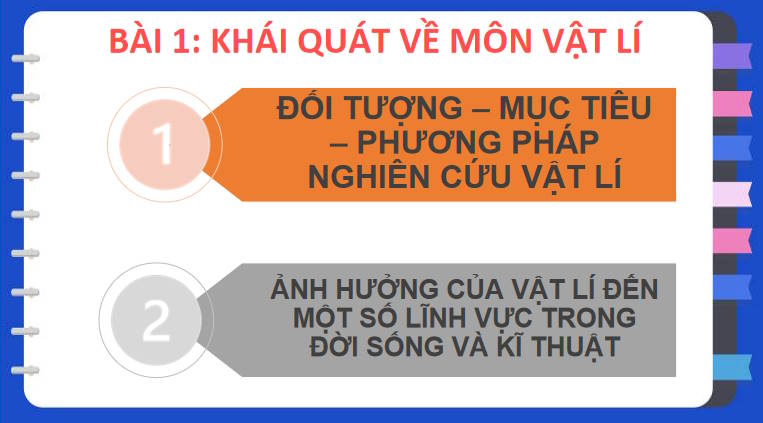 Giáo án PowerPoint Vật lí 10 Bài 1 Chân trời sáng tạo