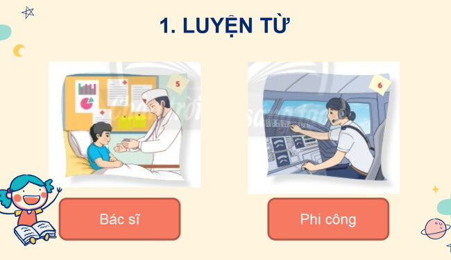 PowerPoint Tiếng Việt 2 Bài 2: Mở rộng vốn từ Nghề nghiệp