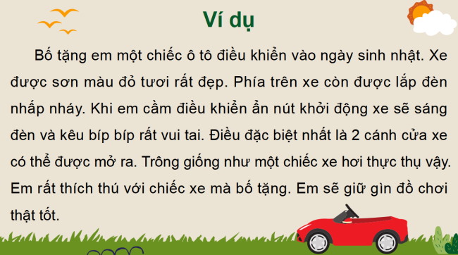 PowerPoint Tiếng Việt 2 Bài 4: Luyện tập tả đồ vật quen thuộc (tiếp theo)