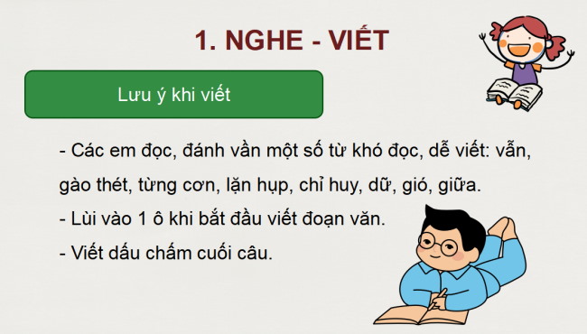 PowerPoint Tiếng Việt 2 Bài 4: Nghe - viết Vượt qua lốc dữ, Phân biệt ng/ngh, s/x, uôc/uôt