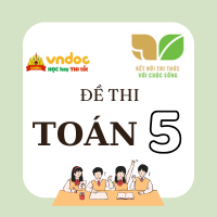 Đề thi Học kì 2 Toán 5 Kết nối tri thức