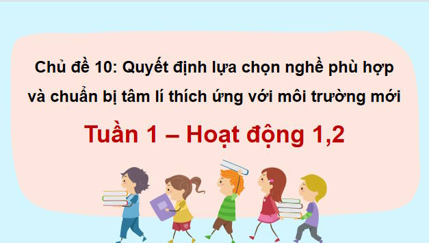 Giáo án PowerPoint HĐTN 12 Chủ đề 10