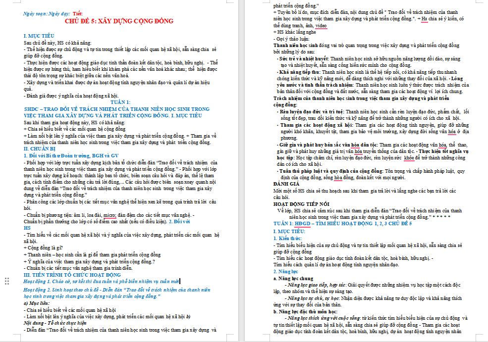 Giáo án PowerPoint HĐTN 12 Chủ đề 5