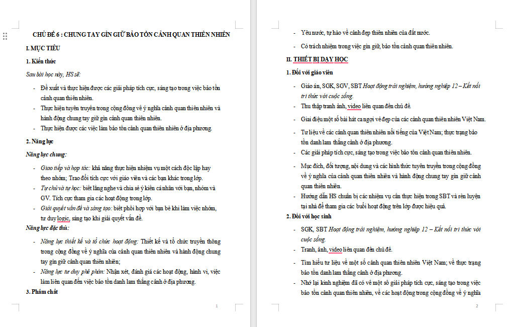 Giáo án PowerPoint HĐTN 12 Chủ đề 6