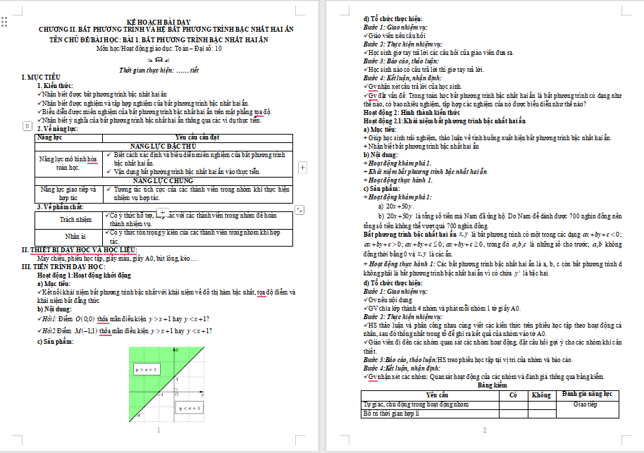 Giáo án PowerPoint Toán 10 Bài 1