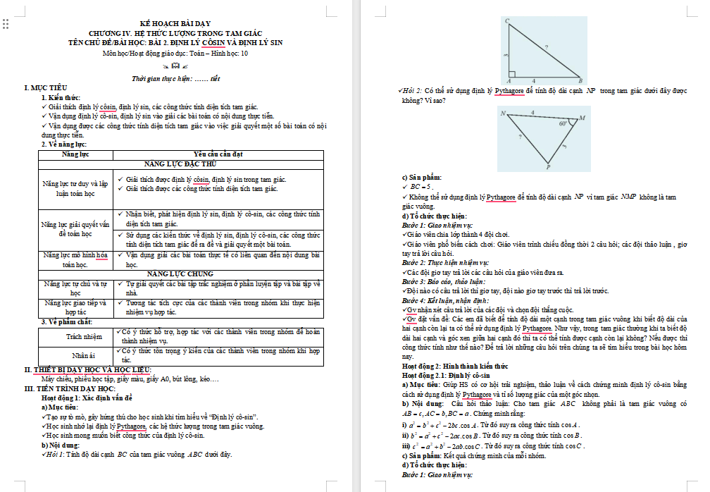 Giáo án PowerPoint Toán 10 Bài 2
