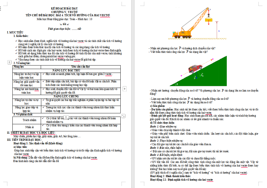 Giáo án PowerPoint Toán 10 Bài 4