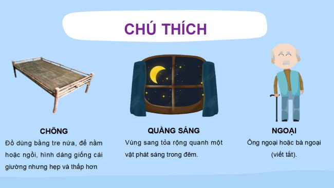 PowerPoint Tiếng Việt 2 Bài 13: Vầng trăng của ngoại