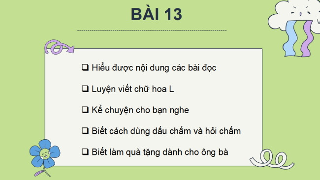 PowerPoint Tiếng Việt 2 Bài 13: Em đã biết những gì, làm được những gì?