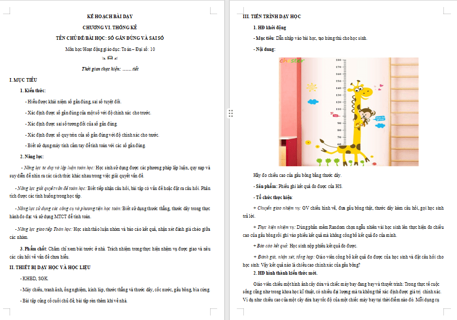 Giáo án PowerPoint Toán 10 Bài 1