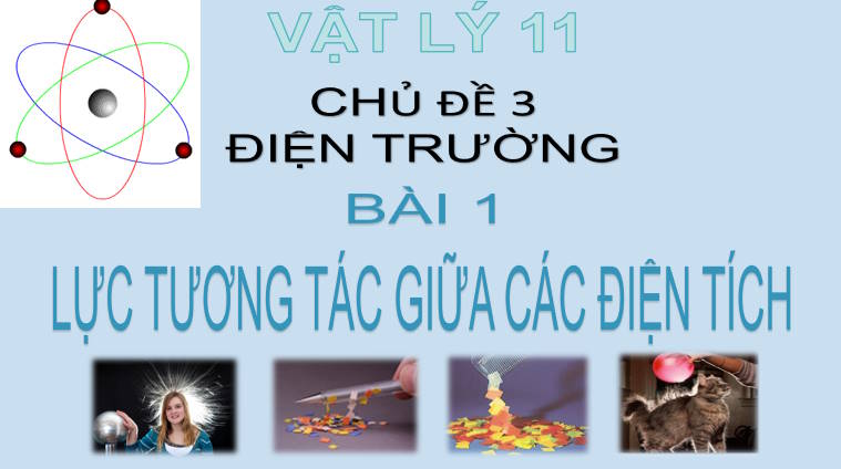 Giáo án PowerPoint Vật lí 11 Bài 1: Lực tương tác giữa các điện tích 