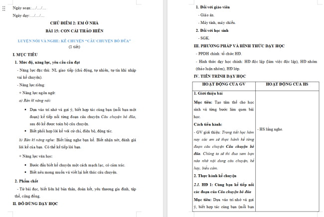 Giáo án Tiếng Việt 2 Bài 17: Em đã biết những gì, làm được những gì?