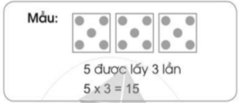 Vở bài tập Toán lớp 2 Cánh diều Bài 52: Làm quen với phép nhân - dấu nhân (trang 4)